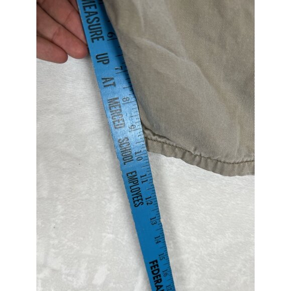 Levi’s Khaki Cargo Shorts Size 44 Y2K Baggy Skater Grunge - Picture 6 of 10